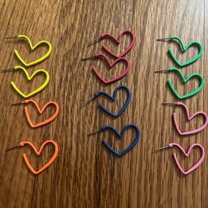 Heart earrings
